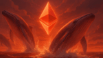 Baleias voltam a comprar Ethereum, mas “cruz da morte” ameaça nova queda