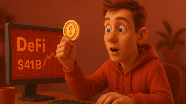 Corrida insana no DeFi: US$ 41 bi travados e uma nova blockchain ameaça virar o jogo