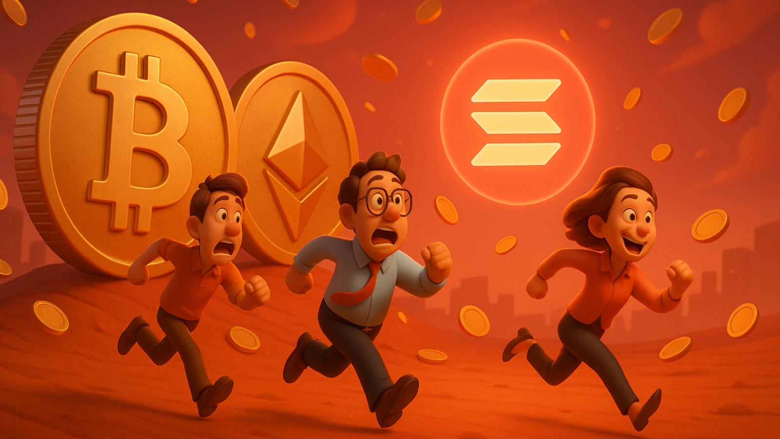 Investidores abandonam Bitcoin e Ether para correr atrás dos lucros da Solana