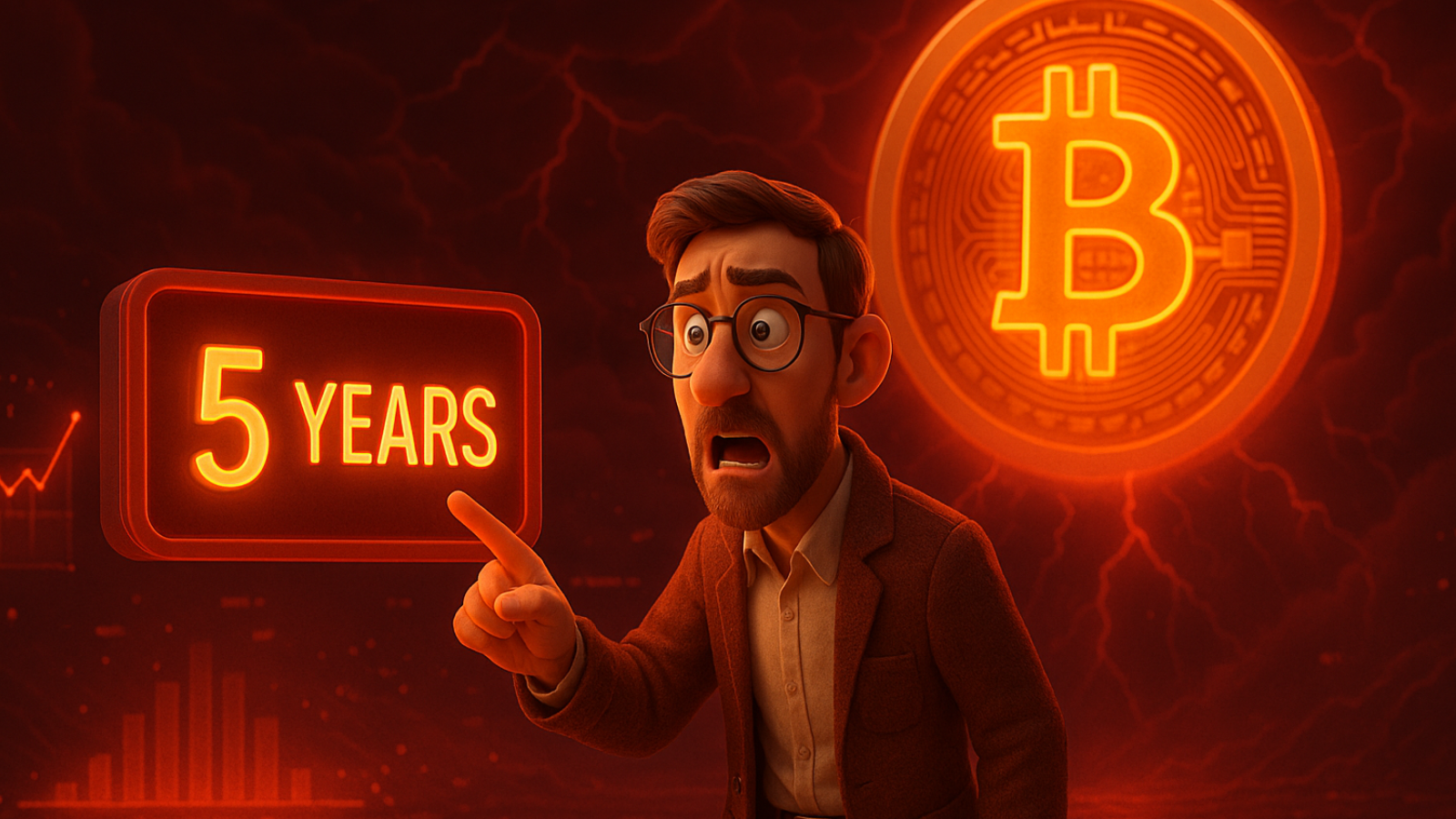 Faltam 5 anos para o Bitcoin explodir? Analista cripto faz alerta histórico
