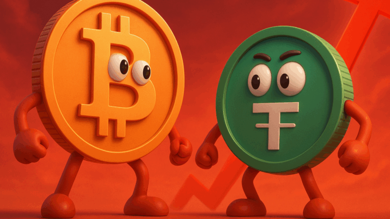 Padrão raro entre Bitcoin e USDT reaparece após 2 anos — e pode antecipar um movimento brutal