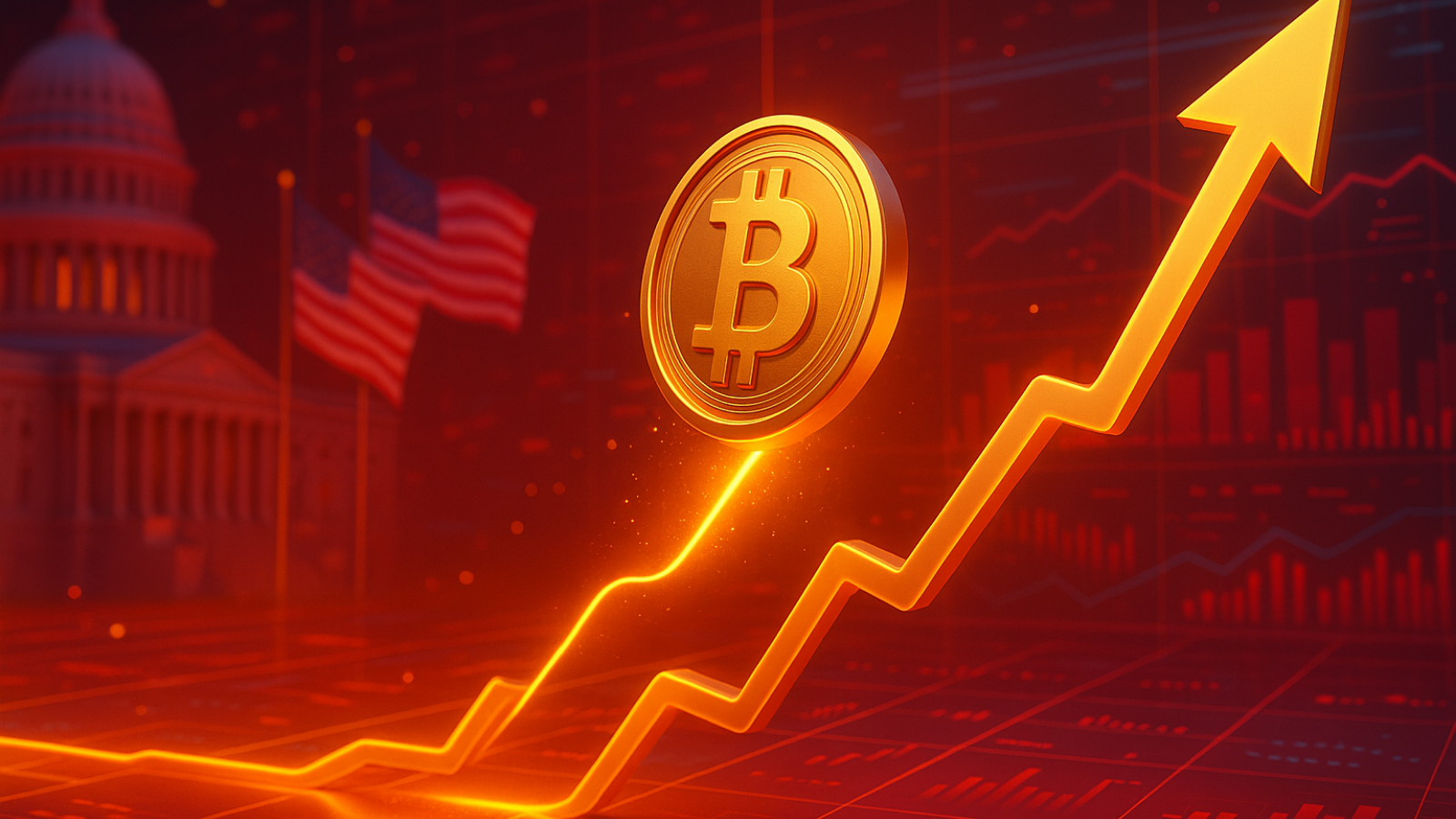 Alta de 157% à vista Bitcoin mira novo rali com desfecho político nos EUA