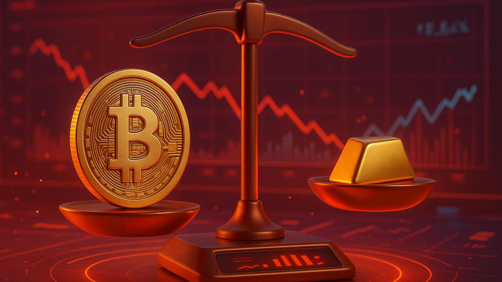 Bitcoin em liquidação JPMorgan vê diferença de US$ 68 mil abaixo do valor ideal em comparação com o ouro