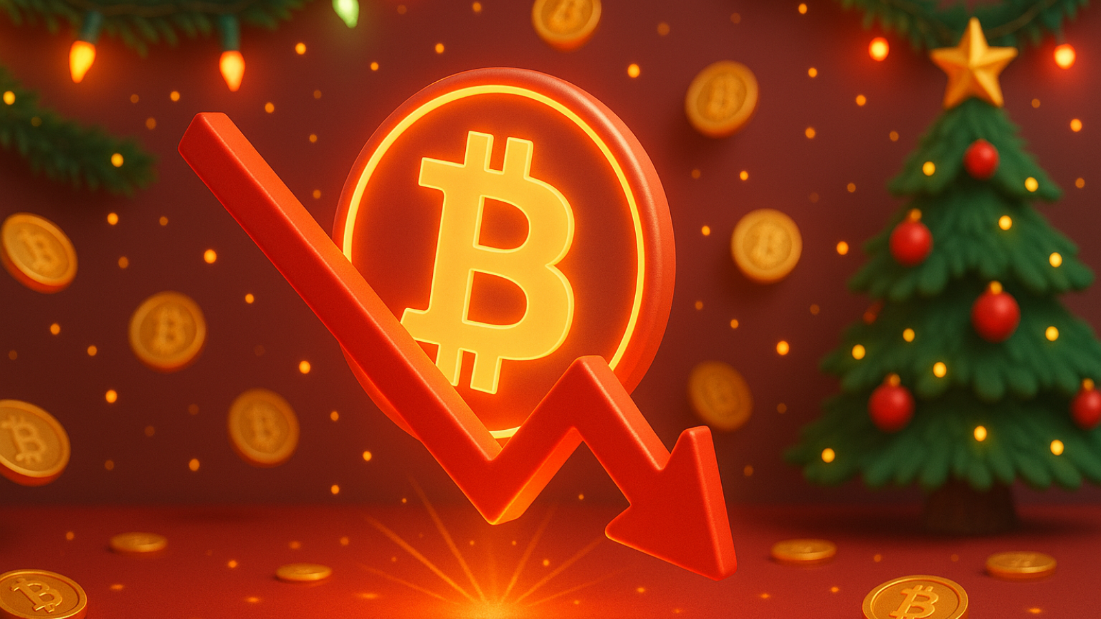 Bitcoin em queda no natal Projeções de analistas para o fim de 2025