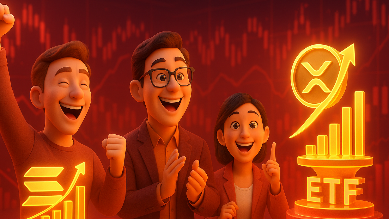 Criptomoedas em queda, mas ETFs de Solana e XRP chamam atenção dos investidores