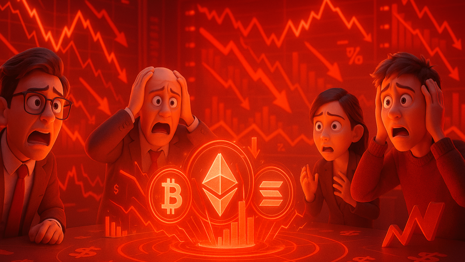 Crise nas ações americanas Impulsiona ‘medo extremo’ no mercado cripto