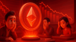 Ethereum travado Previsão aponta queda contínua sem rompimento dos US$ 3.658