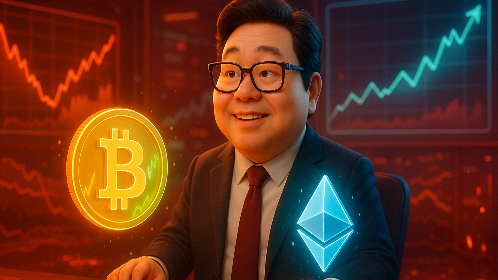 Investidores atentos Tom Lee mantém previsão otimista para Bitcoin e Ethereum mesmo após colapso