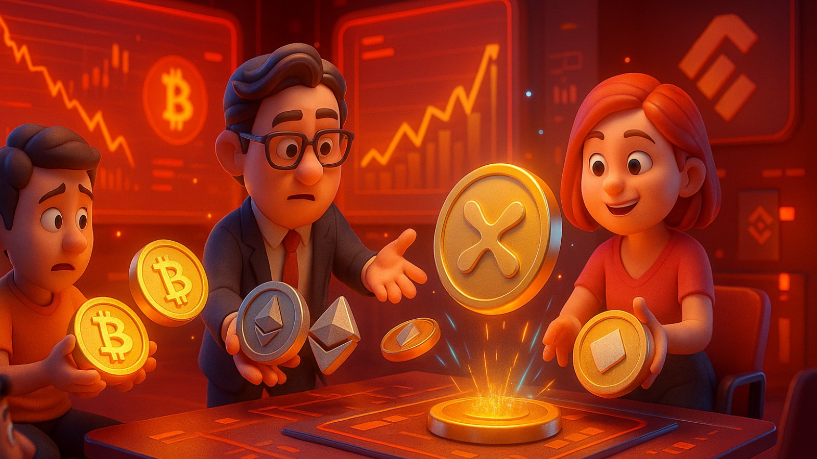 Investidores da Binance abandonam Bitcoin e Ethereum e apostam no XRP