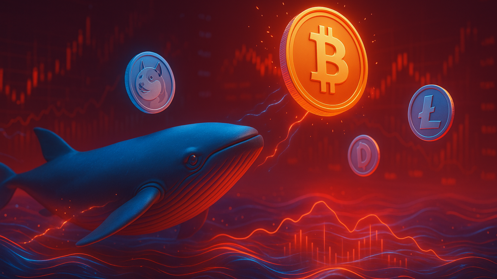Movimentação misteriosa Atividade das baleias agita criptos antigas e pressiona o Bitcoin
