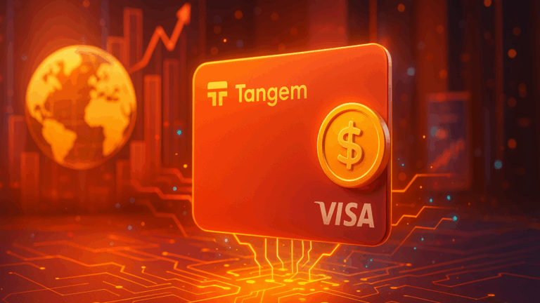 Tangem revoluciona pagamentos com cartão Visa USDC e auto custódia global