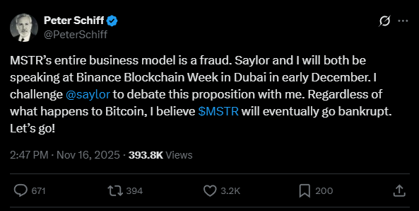 Guerra declarada: Schiff prevê colapso da Strategy, enquanto analistas apostam em alta explosiva!