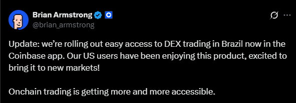 “DeFi Mullet” chega ao Brasil: Coinbase abre as portas para uma nova corrida cripto