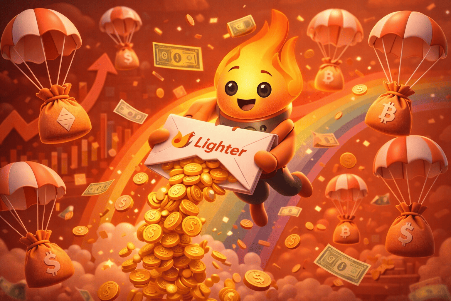 Airdrop de US$ 675 milhões da Lighter entra no Top 10 da história cripto