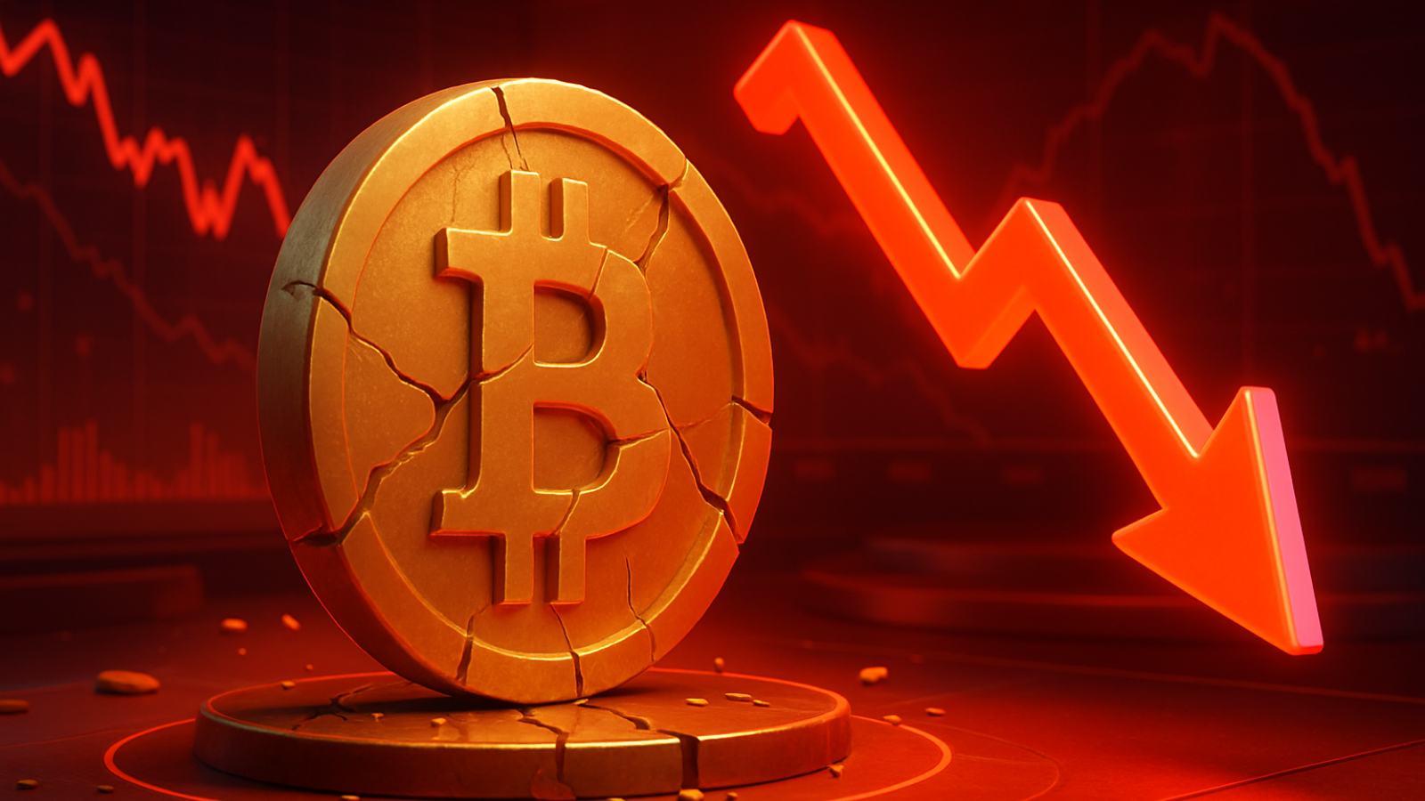 Alerta no mercado: Bitcoin pode despencar mais 50%