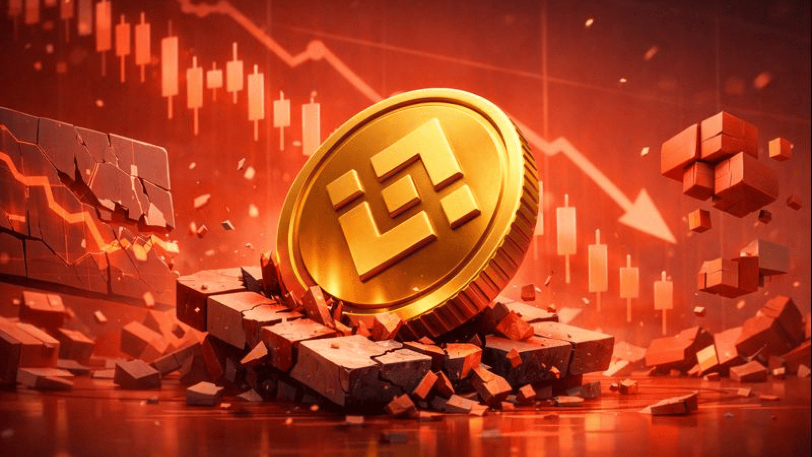 BNB despenca Token cai abaixo de US$ 850 com correção do mercado