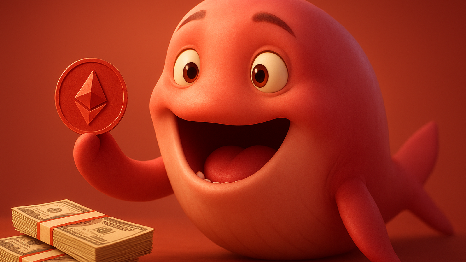 Baleia da ICO desperta após 10 anos e surpreende ao jogar US$ 120 milhões em staking de ETH