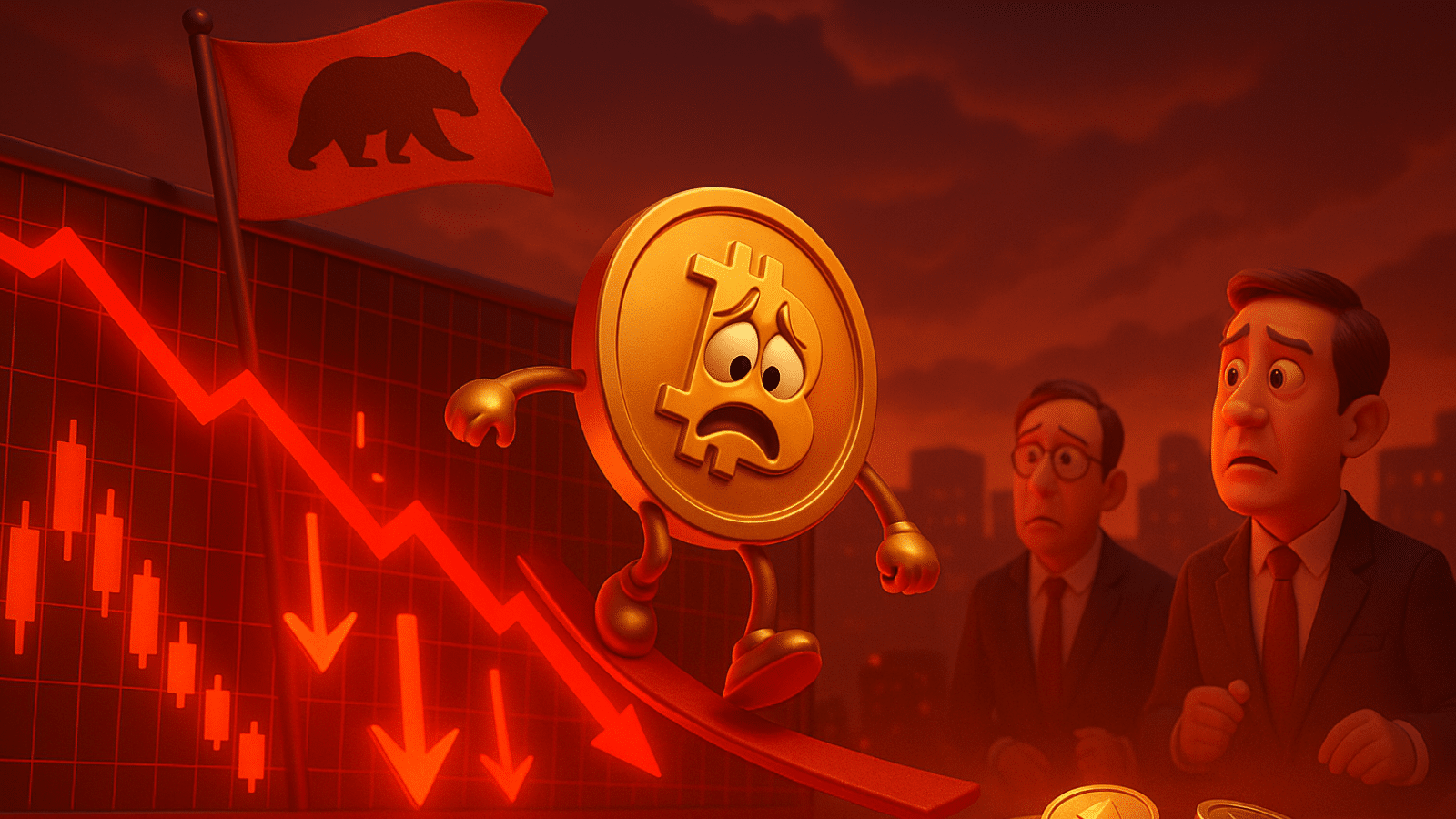 Bitcoin aciona “bear flag” e analistas miram queda até US$ 67 mil