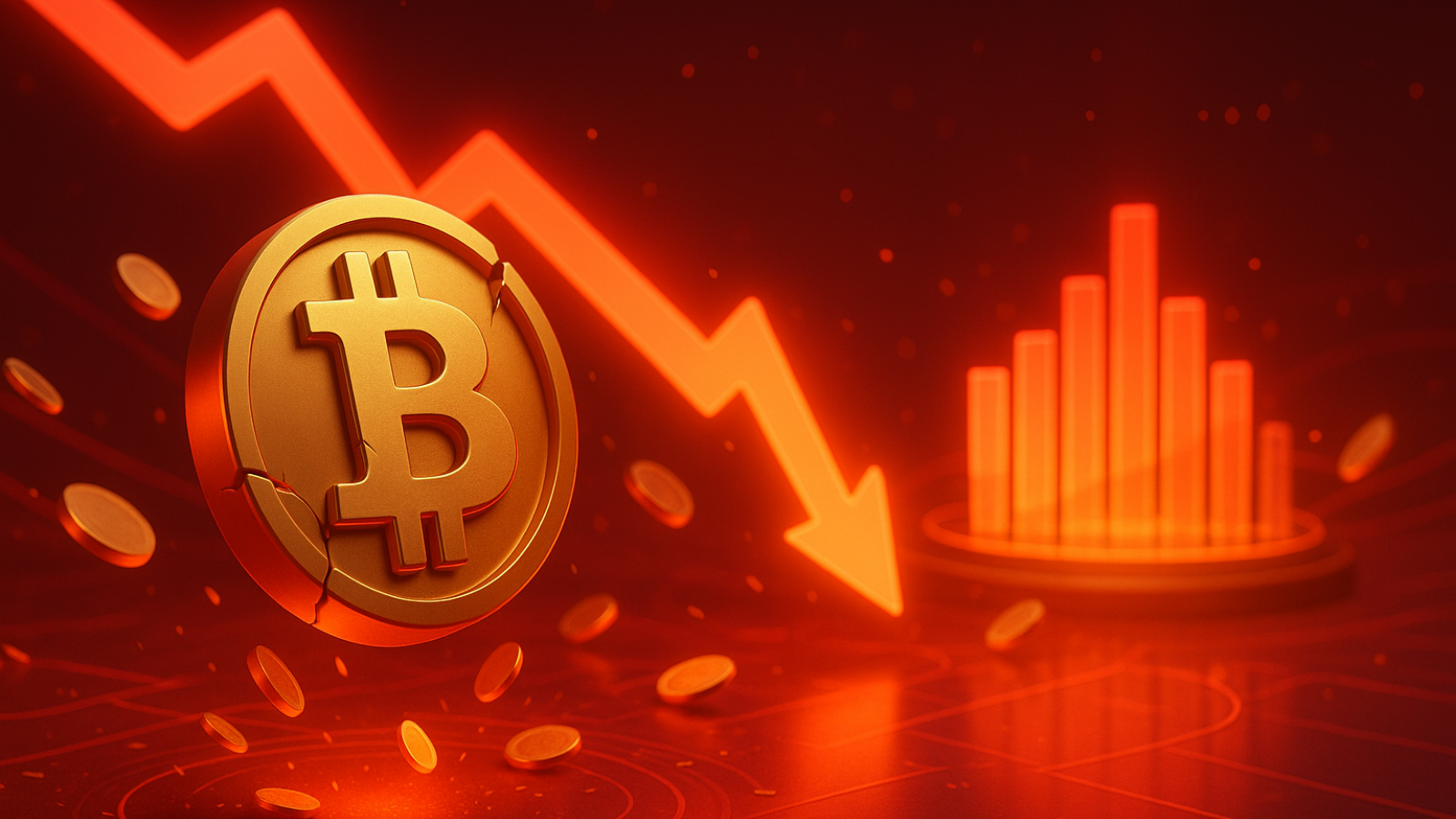 Bitcoin em queda até onde vai o BTC após nova onda de vendas