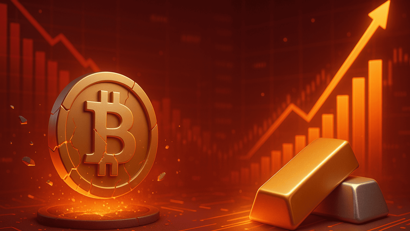 Bitcoin está com os dias contados, diz crítico — Ouro e prata assumem o controle