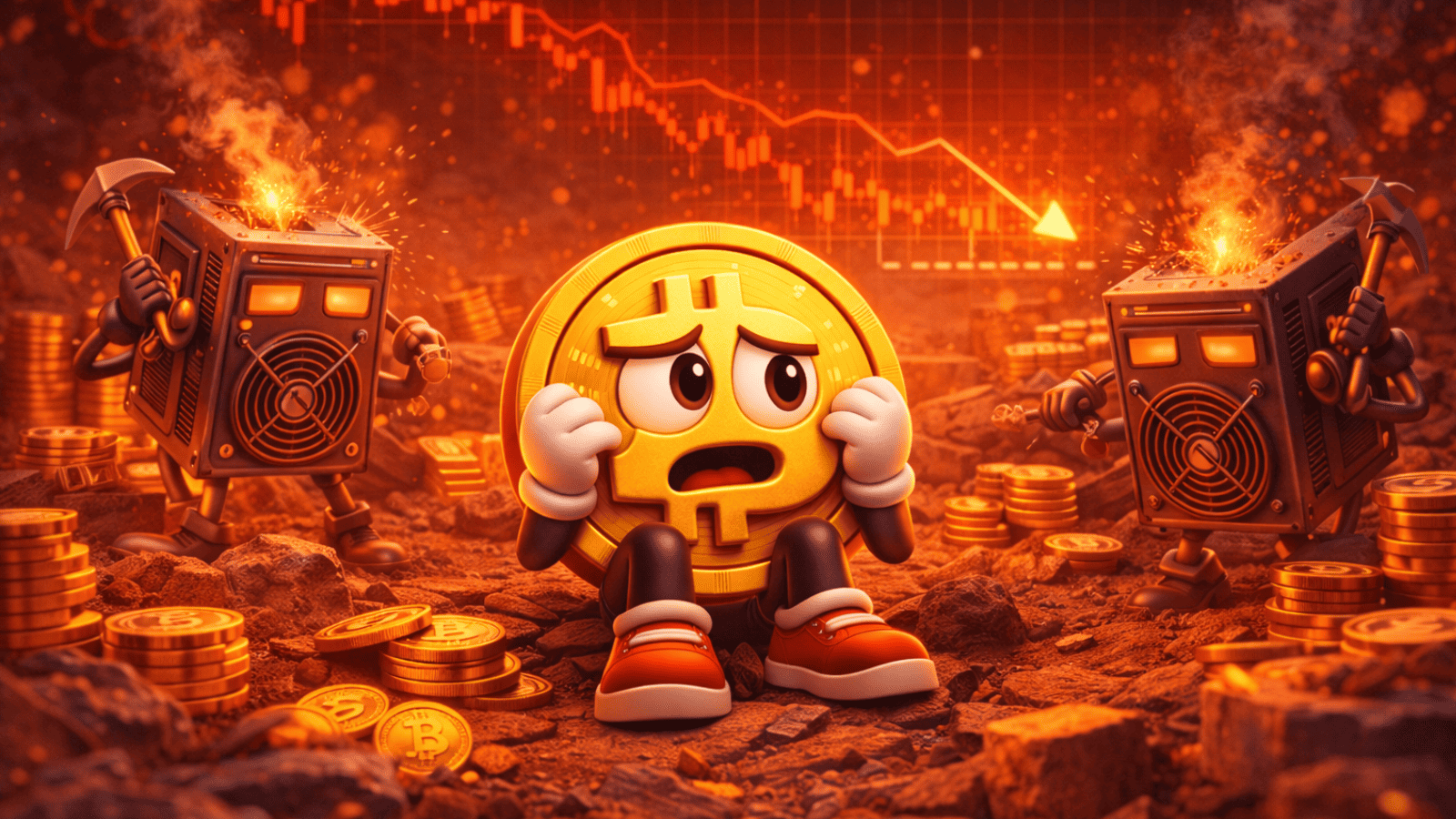 Bitcoin cai, mineradores sofrem — mas existe um limite invisível para essa venda