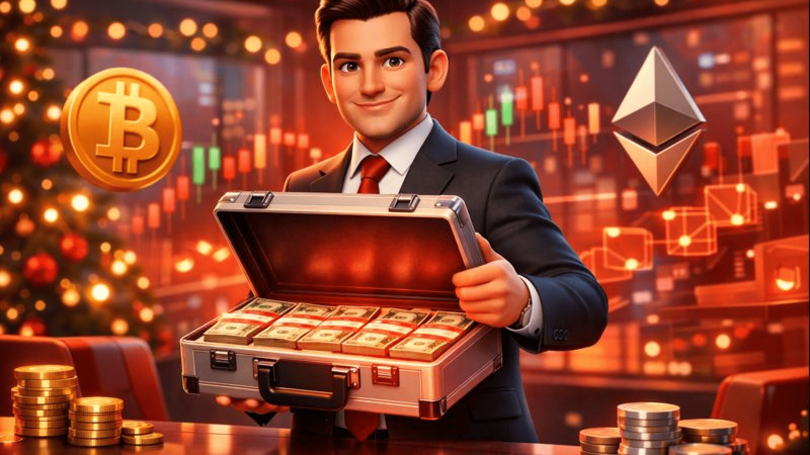 BlackRock investe US$ 200 milhões em duas criptomoedas antes do natal — confira