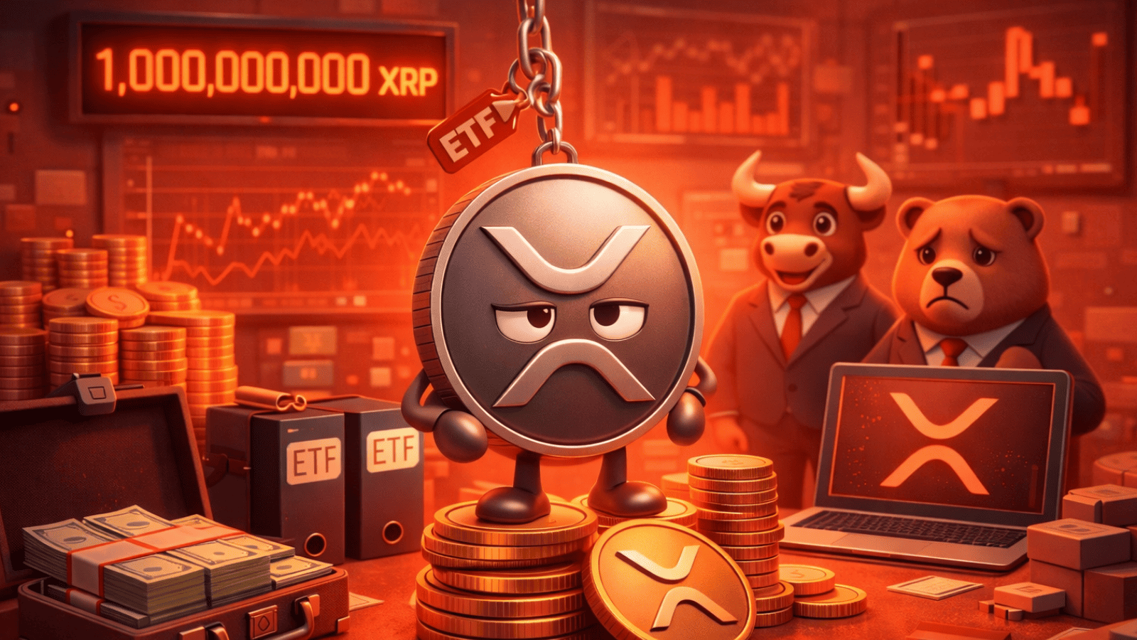 ETFs de XRP já captaram US$ 1 bilhão — por que o preço ainda não reagiu?