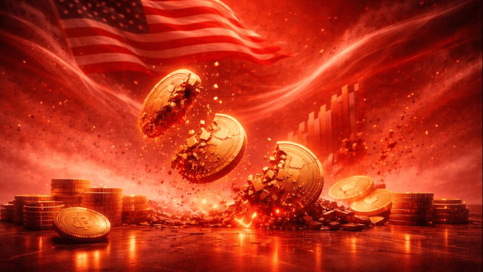 Inflação dos EUA causa liquidação de US$ 500 milhões no mercado cripto