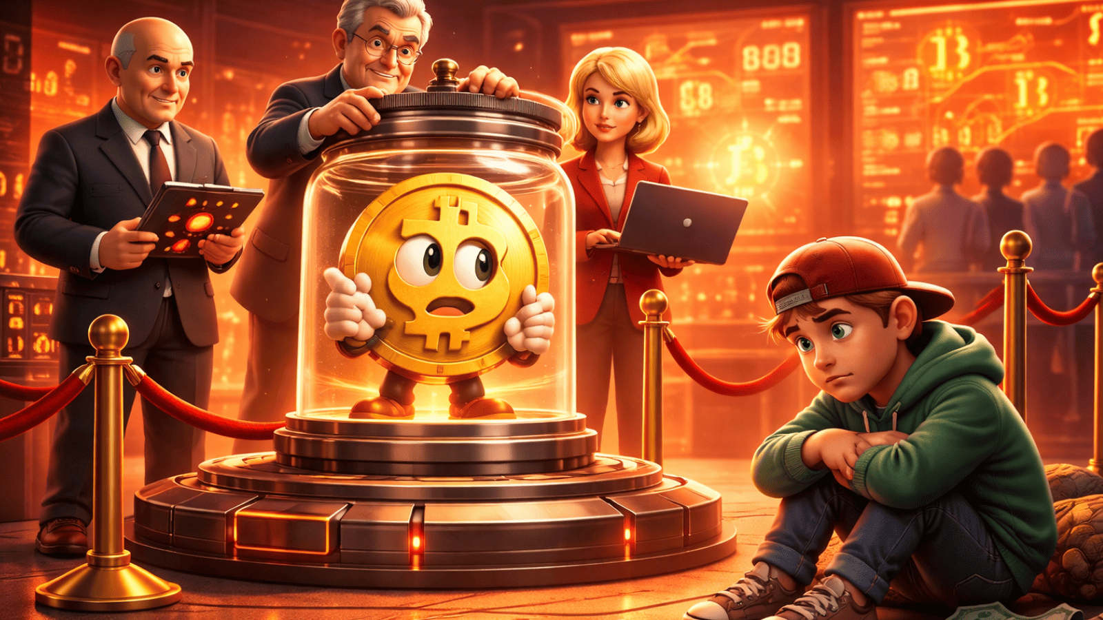 Instituições tomam o controle do Bitcoin e o varejo desaparece: fim do ideal cypherpunk?