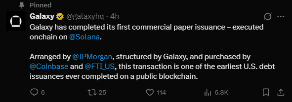 J.P. Morgan lança uma das primeiras emissões de dívida dos EUA em blockchain pública via Solana