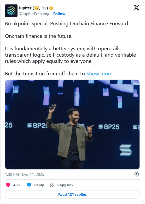 Jupiter aciona o “modo dominância” e apresenta o plano mais agressivo já visto na Solana