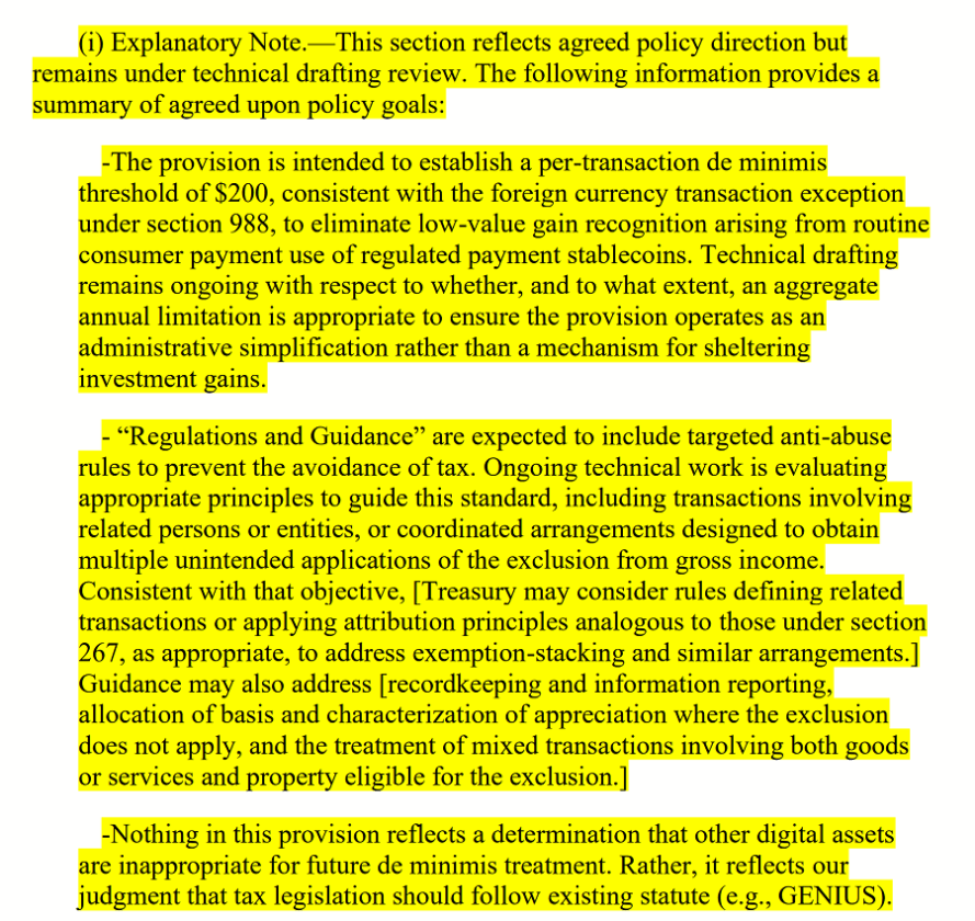 EUA podem liberar stablecoins no dia a dia ao cortar imposto de pequenos pagamentos