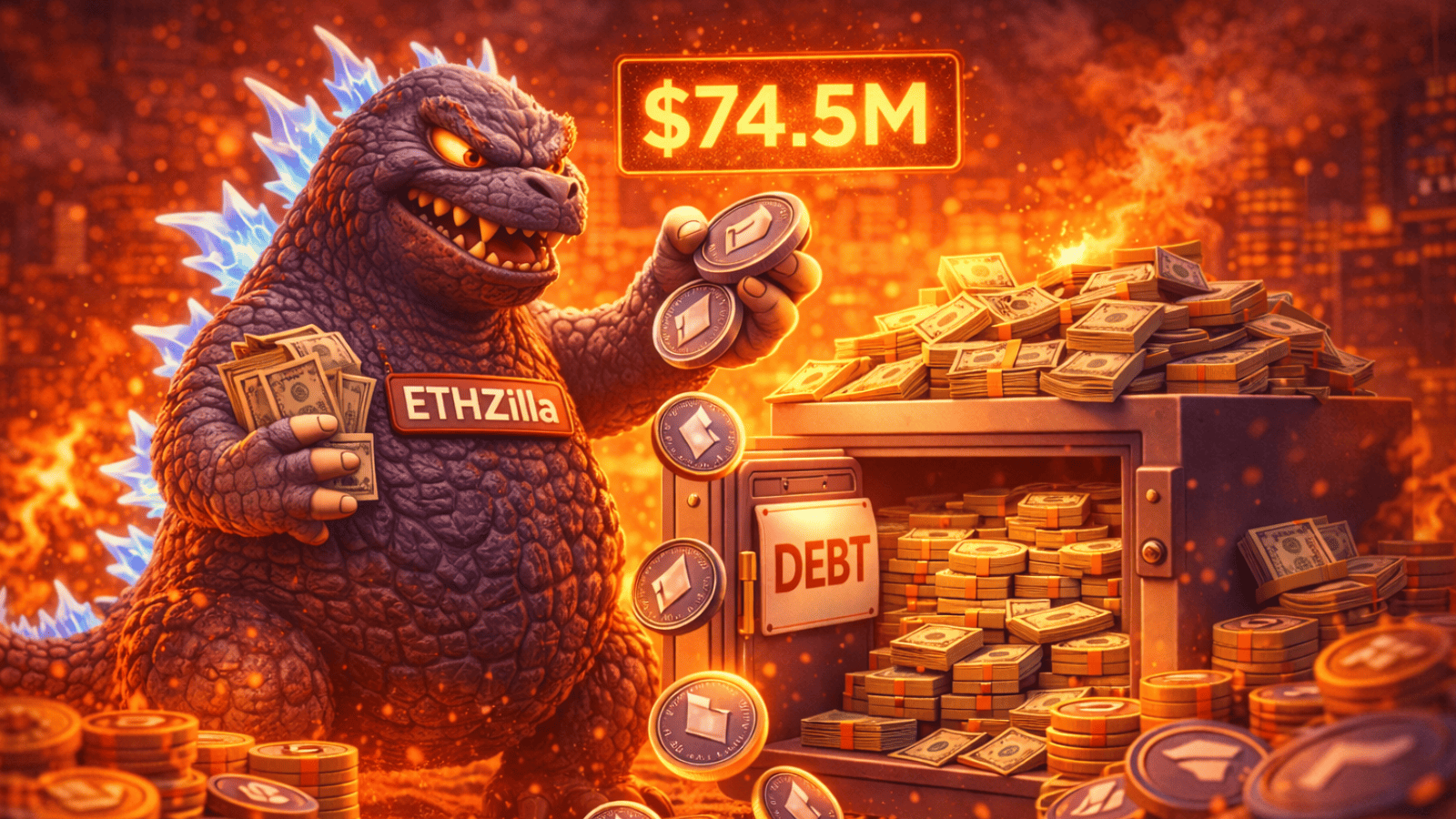 Tesouraria sob estresse: ETHZilla liquida 24 mil ETH para reduzir dívida em meio à queda do mercado