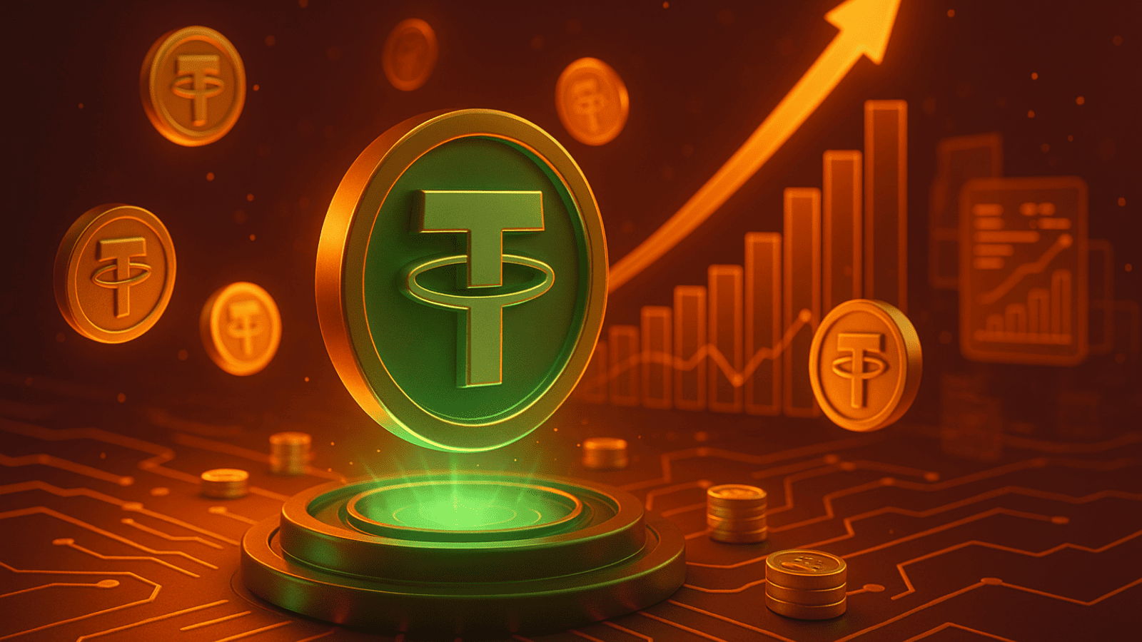 Tether mira os US$ 500 bilhões e pode tokenizar suas próprias ações — revolução à vista?