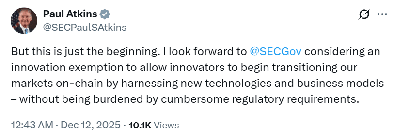 Wall Street onchain: DTCC recebe aval da SEC e leva títulos do Tesouro à blockchain