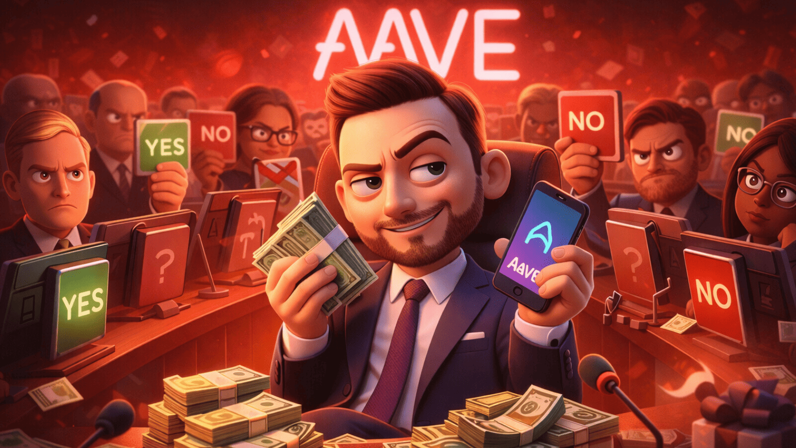 Votação polêmica da Aave levanta suspeitas após compra milionária do fundador