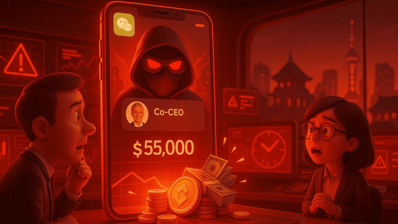 WeChat hackeado: golpe usa co-CEO da Binance e lucra US$ 55 mil em minutos