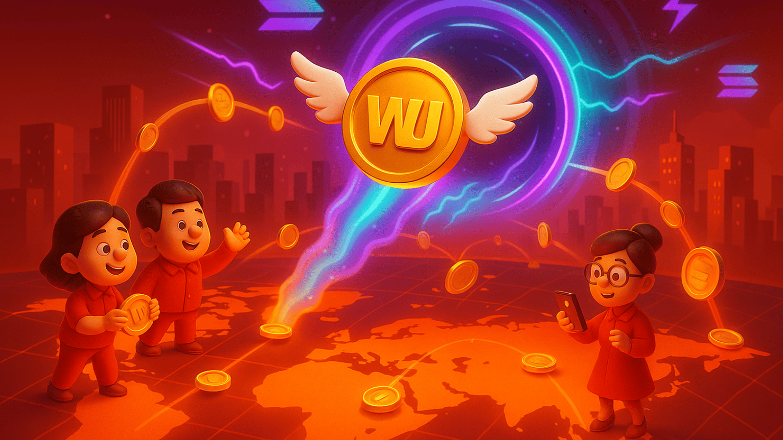 Western Union cria moeda própria e aposta na Solana para dominar o mercado de remessas