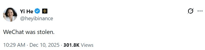 WeChat hackeado: golpe usa co-CEO da Binance e lucra US$ 55 mil em minutos