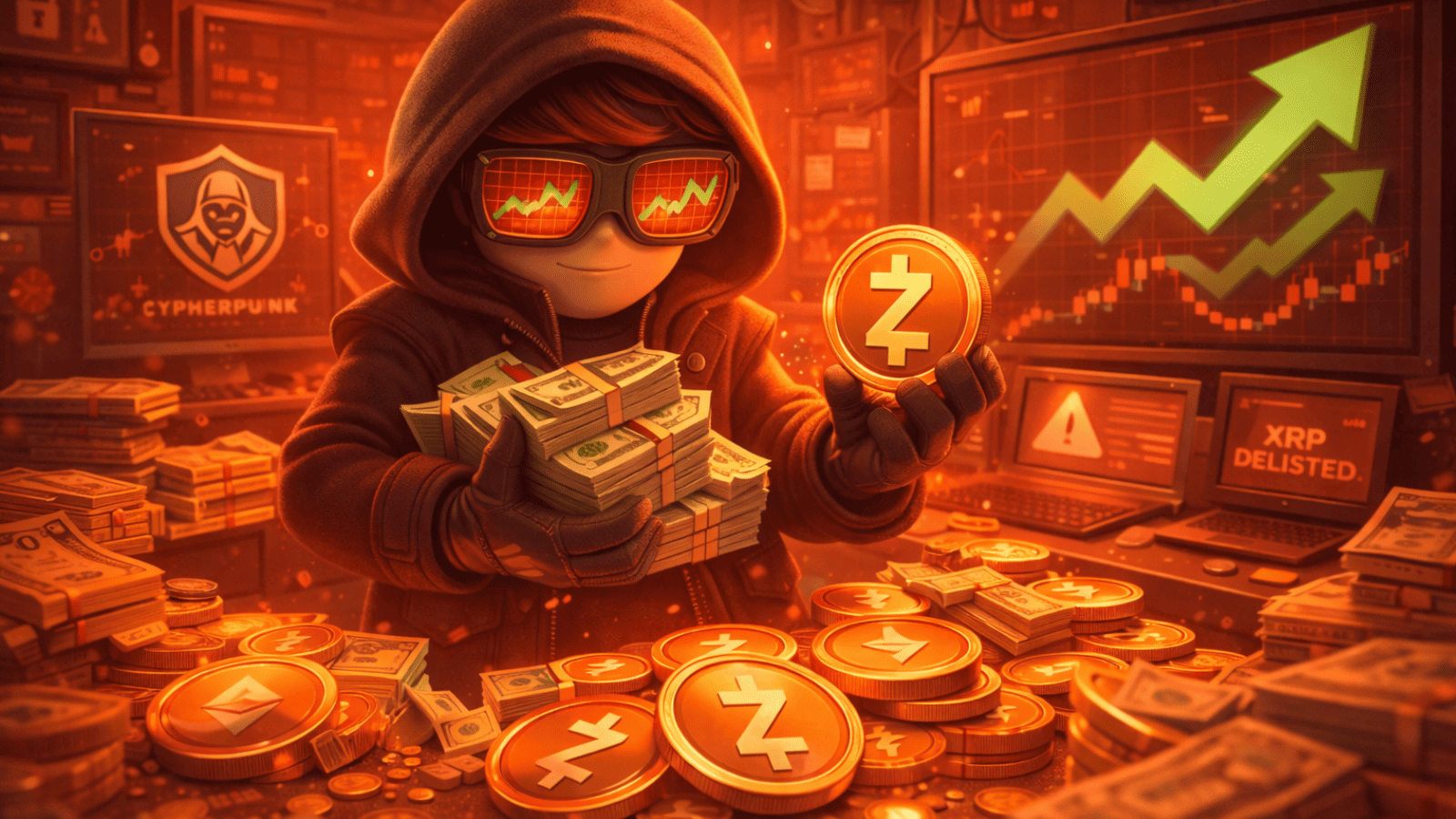 Zcash dispara e atrai aposta agressiva: Cypherpunk compra US$ 29 milhões em ZEC