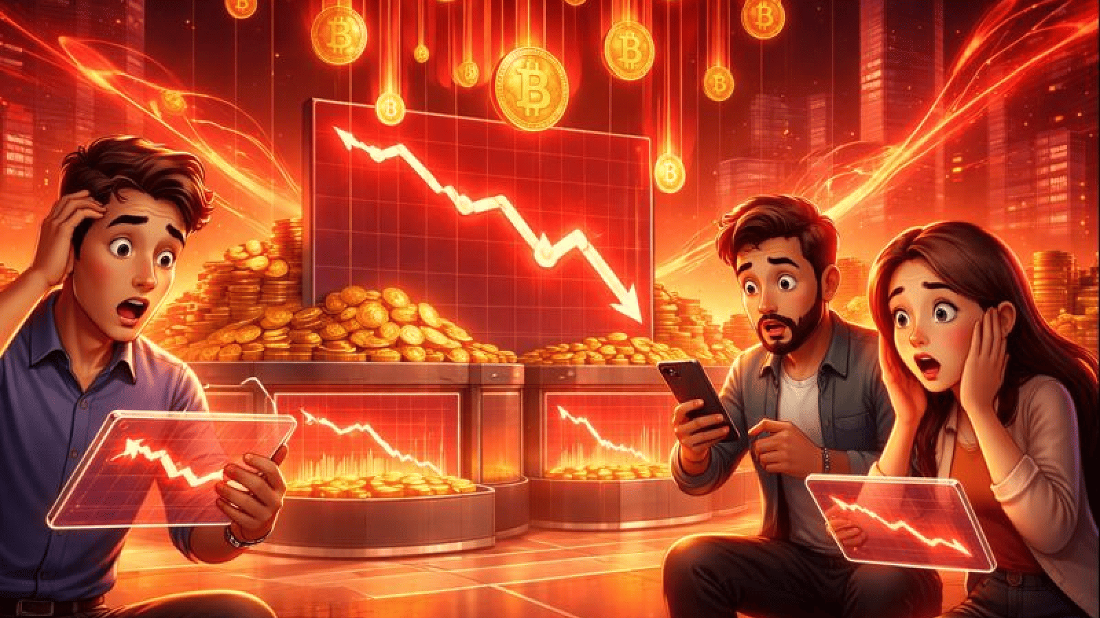 Alerta no mercado: 17 mil Bitcoin entram em corretoras — Nova queda à vista?