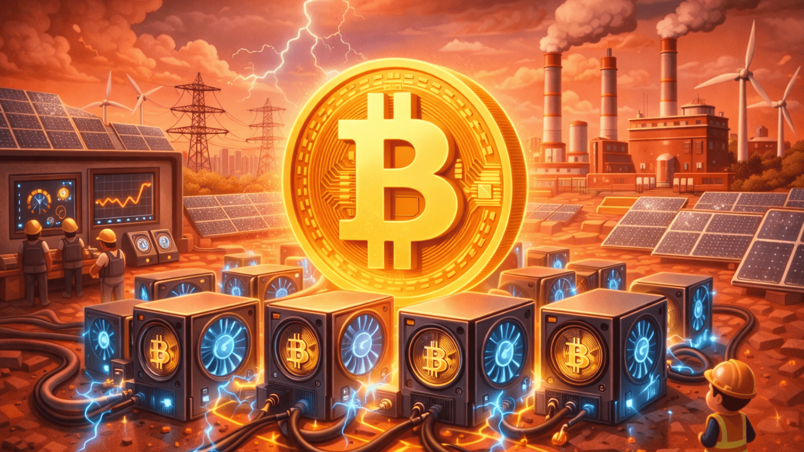 Bitcoin não “destrói o planeta”: estudos revelam como a mineração pode estabilizar redes elétricas