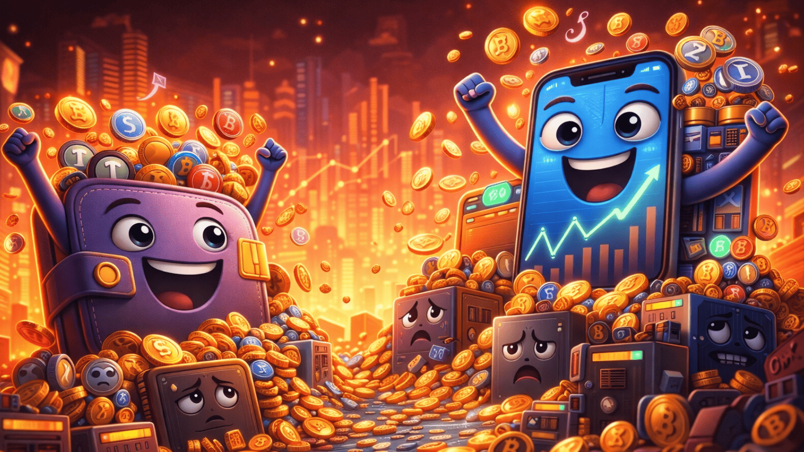 DeFi domina o mercado: carteiras e apps capturam 5x mais taxas que blockchains