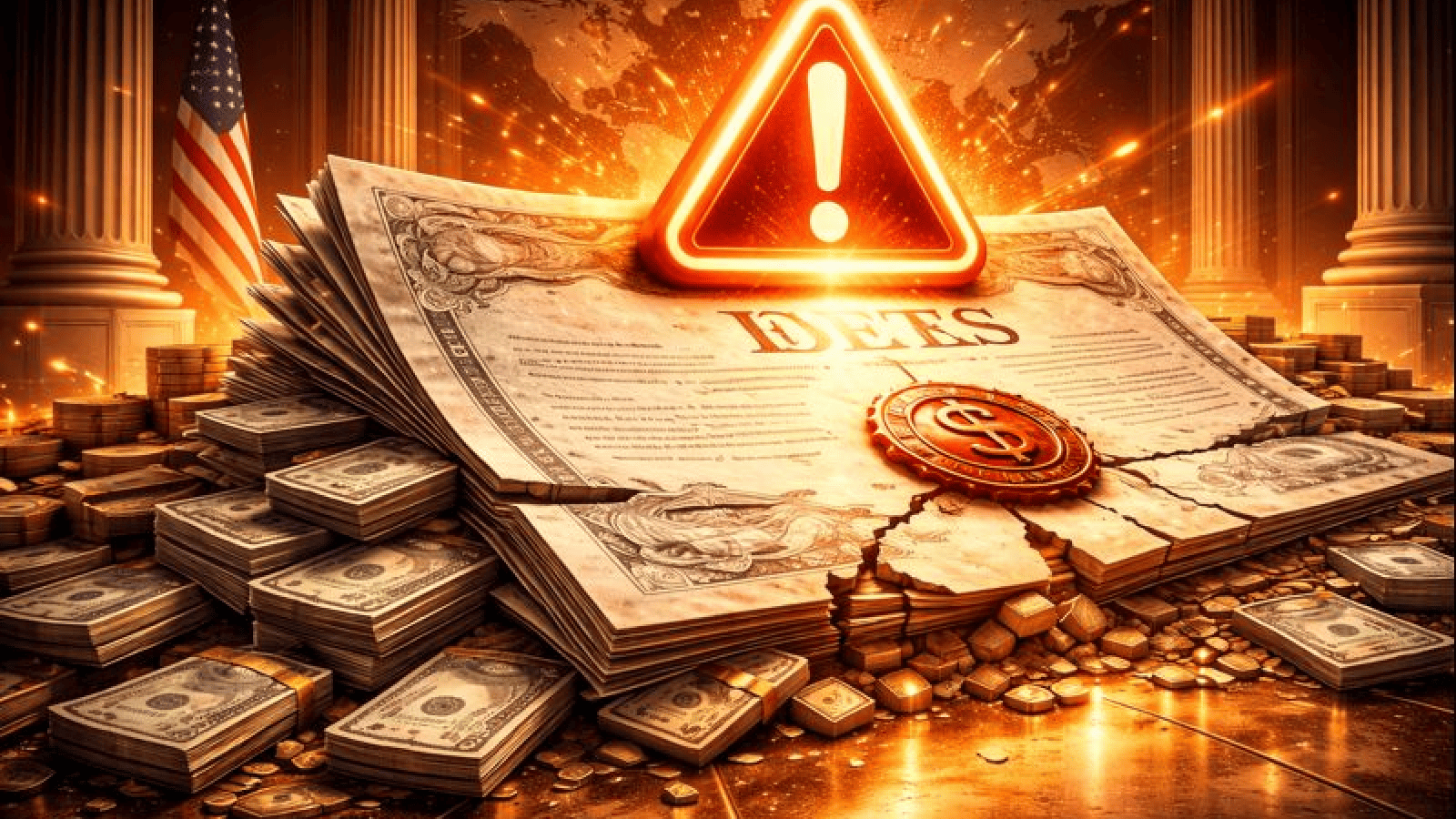 Dívida dos EUA bate recorde de US$ 38,5 trilhões em 2026 — Alerta global?