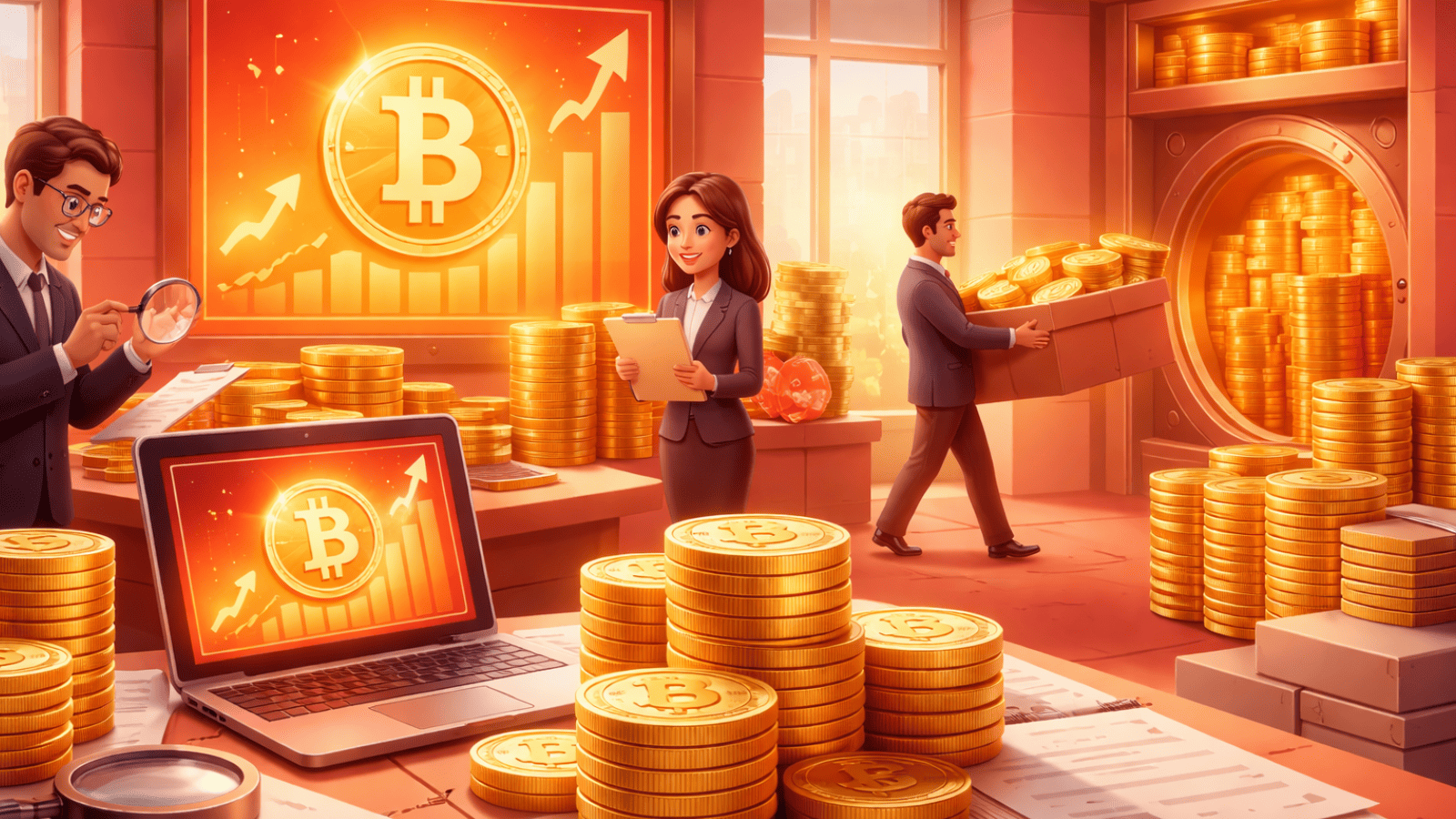 Empresas listadas ignoram o preço e aceleram compras de Bitcoin em silêncio