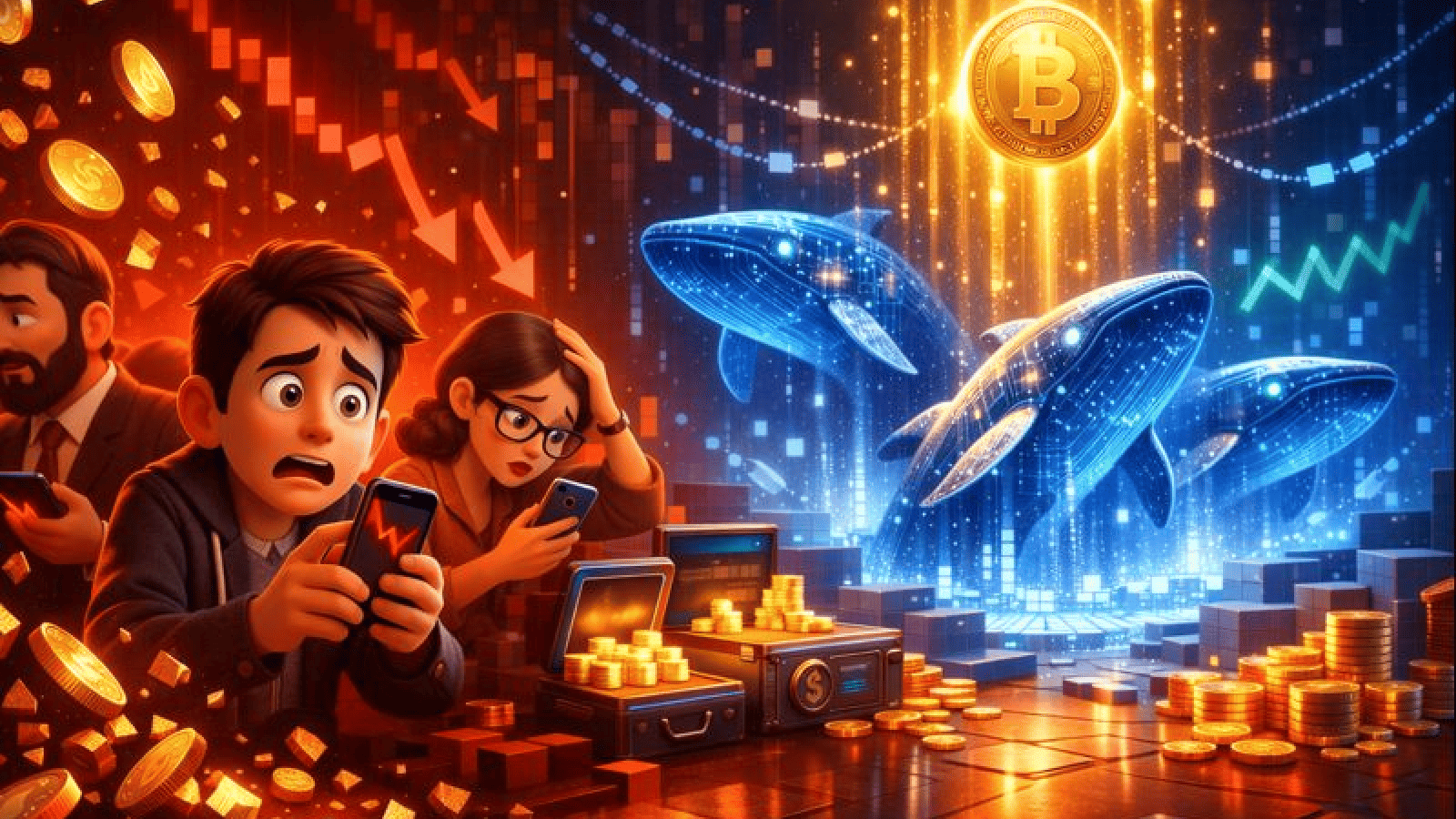 Enquanto todos vendem, as baleias apostam alto nesta criptomoeda — confira