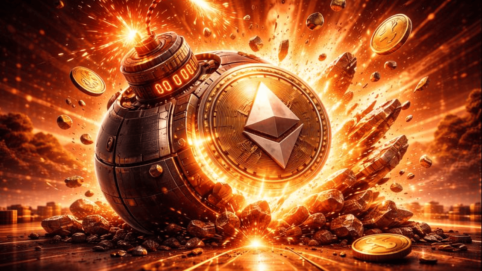 Explosão à vista Ethereum segue caminho do Bitcoin e pode disparar 95%