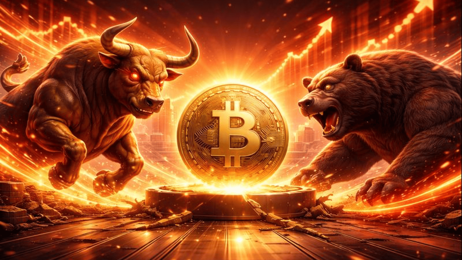 Guerra sem fim Touros e ursos do Bitcoin estendem disputa até 2026