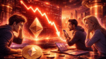 Investidores em alerta Ethereum desacelera com sentimento do mercado em queda