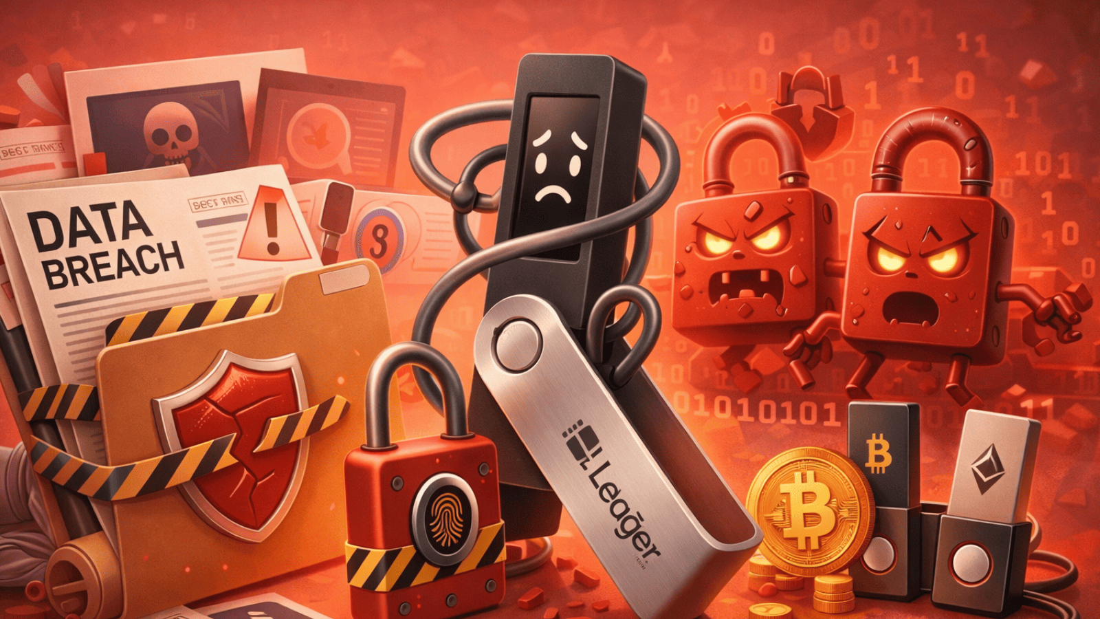 Ledger confirma vazamento de dados de clientes, mas nega risco às carteiras cripto